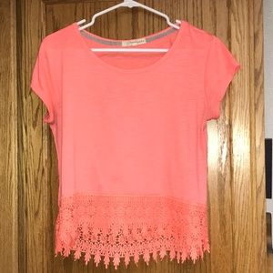 Rewind lace crop top